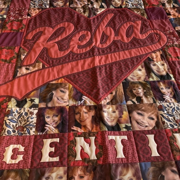 60” x 54” As Seen on TV Joe Pickett TV Prop Reba McEntire Patchwork Quilt - Picture 3 of 12